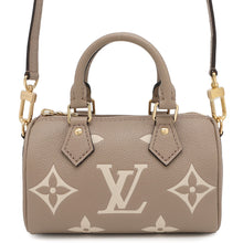 Load image into Gallery viewer, LOUIS VUITTON Nano Speedy TourterelleGrayM82890 Monogram Empreinte Leather Size Nano
