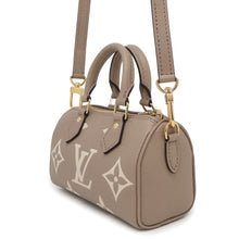Load image into Gallery viewer, LOUIS VUITTON Nano Speedy TourterelleGrayM82890 Monogram Empreinte Leather Size Nano
