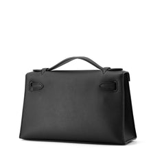 Load image into Gallery viewer, HERMES PochetteKelly Black Swift Leather
