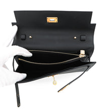 Load image into Gallery viewer, HERMES Kelly wallet long to go Black Epsom
