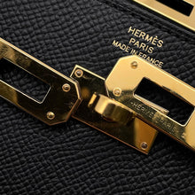 Load image into Gallery viewer, HERMES Kelly wallet long to go Black Epsom
