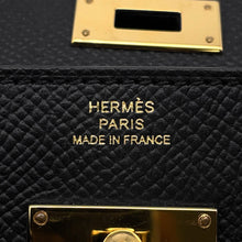 Load image into Gallery viewer, HERMES Kelly wallet long to go Black Epsom
