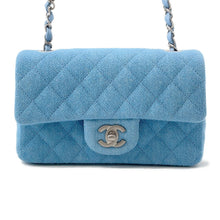 Load image into Gallery viewer, CHANEL Mini Matelasse ChainShoulder Bag BlueA69900 Denim Size 20
