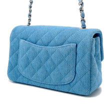 Load image into Gallery viewer, CHANEL Mini Matelasse ChainShoulder Bag BlueA69900 Denim Size 20
