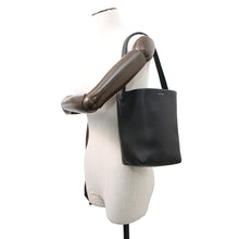 将图像加载到图库查看器中，The Row N/S Park Tote BlackW1314 Leather Size Small
