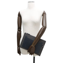 Load image into Gallery viewer, HERMES Toudou Gray/Navy Felt Epsom Size 29
