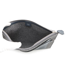Load image into Gallery viewer, HERMES Toudou Gray/Navy Felt Epsom Size 29
