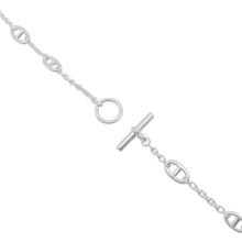 将图像加载到图库查看器中，HERMES Chaine d&#39;Ancre Farandole Long Necklace Size 63&quot; SV925
