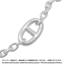 将图像加载到图库查看器中，HERMES Chaine d&#39;Ancre Farandole Long Necklace Size 63&quot; SV925
