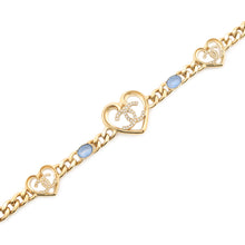 Load image into Gallery viewer, CHANEL CC Logo Heart Necklace/ChokerABA081 Metal Stone
