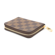Load image into Gallery viewer, LOUIS VUITTON Zippy Coin Purse BrownN63070 Damier Ebene Canvas
