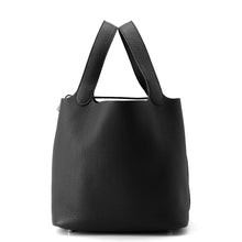 Load image into Gallery viewer, HERMES Picotin Padlock Black Taurillon Clemence Size MM
