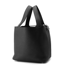 Load image into Gallery viewer, HERMES Picotin Padlock Black Taurillon Clemence Size MM
