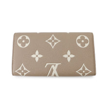 Load image into Gallery viewer, LOUIS VUITTON Portefeuille Sarah NM Tourterelle/ClaimM81049 Monogram Empreinte Leather
