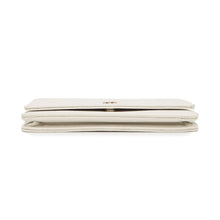 Load image into Gallery viewer, CHANEL Camellia Chain Wallet Camellia Parts Chain WhiteA47421 Caviar Leather
