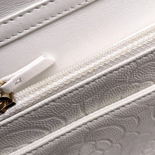 Load image into Gallery viewer, CHANEL Camellia Chain Wallet Camellia Parts Chain WhiteA47421 Caviar Leather
