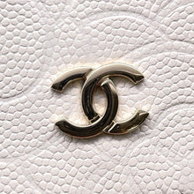Load image into Gallery viewer, CHANEL Camellia Chain Wallet Camellia Parts Chain WhiteA47421 Caviar Leather

