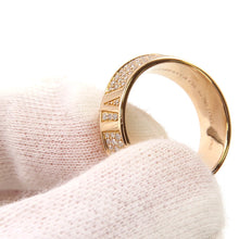 将图像加载到图库查看器中，TIFFANY&amp;Co. Atlas X Closed Wide Ring Size Approximately No. 14 18K Pink Gold

