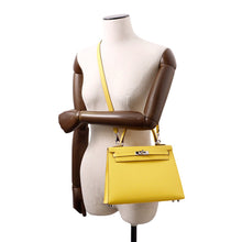 Load image into Gallery viewer, HERMES Kelly outside Jaune de Naples Epsom Size 25
