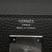 Load image into Gallery viewer, HERMES Kelly Retourne Black Togo Leather Size 28
