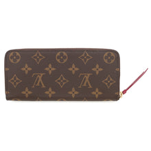 Load image into Gallery viewer, LOUIS VUITTON Portefeuille Clemence FuchsiaM60742 Monogram
