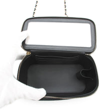 Load image into Gallery viewer, CHANEL Matelasse Vanity Chain Shoulder Bag BlackAP4404 Caviar Leather
