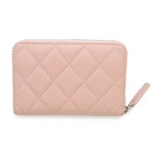 Load image into Gallery viewer, CHANEL Matelasse CHANEL19 Zip Coin Purse Pink/BlueAP3716 Caviar Leather
