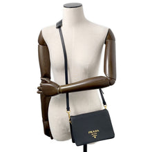 Load image into Gallery viewer, PRADA 2way Shoulder Bag Black1BD102 Leather
