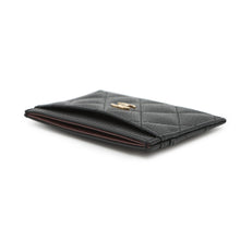 Load image into Gallery viewer, CHANEL Matelasse Card Case BlackAP0213 Caviar Leather
