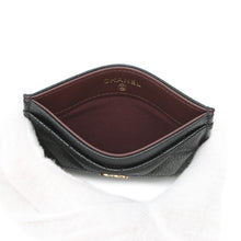 Load image into Gallery viewer, CHANEL Matelasse Card Case BlackAP0213 Caviar Leather
