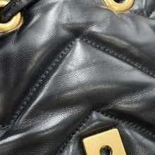 将图像加载到图库查看器中，GUCCI GG Marmont Mini Backpack Black777253 Leather
