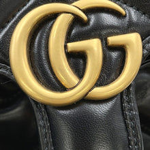 将图像加载到图库查看器中，GUCCI GG Marmont Mini Backpack Black777253 Leather
