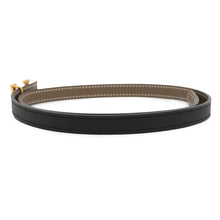 Load image into Gallery viewer, HERMES Constance Mini Reversible Belt Size 70 Black/Etoupe Swift Leather Epsom
