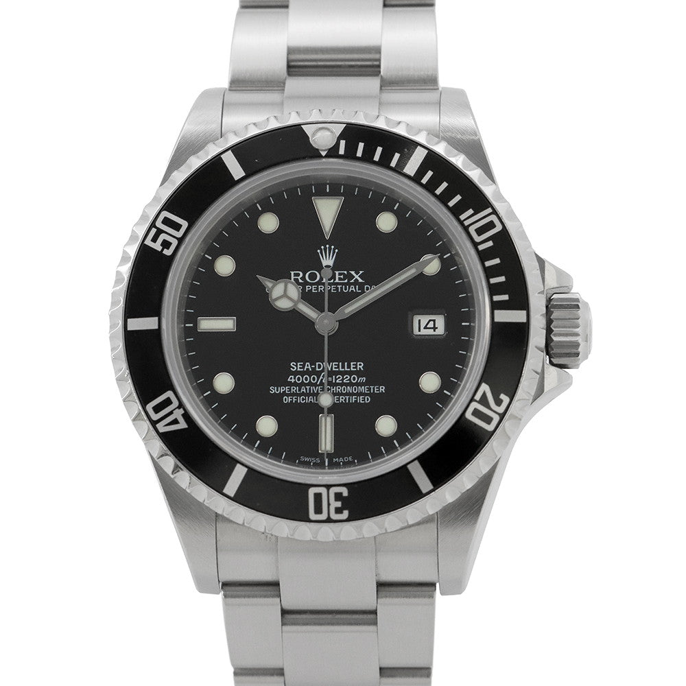 ROLEX Sea-Dweller W40mm Stainless Steel Black Dial16600
