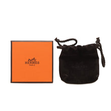 将图像加载到图库查看器中，HERMES TwillyRing Epaulette Blue/Pink Metal
