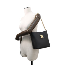 Load image into Gallery viewer, LOUIS VUITTON Padlock &amp; Walk BlackM24006 Grained Calf Leather
