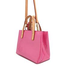 Load image into Gallery viewer, LOUIS VUITTON LV Remix Reade Neon PinkM24028 Monogram Vernis Leather Size PM
