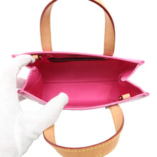 Load image into Gallery viewer, LOUIS VUITTON LV Remix Reade Neon PinkM24028 Monogram Vernis Leather Size PM
