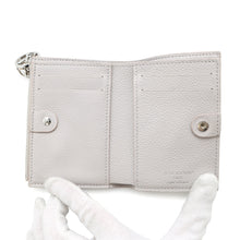将图像加载到图库查看器中，LOUIS VUITTON Portefeuille Lisa Bloom Gray / WhiteQuartzM13797 Bicolor Monogram Empreinte Leather
