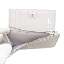将图像加载到图库查看器中，LOUIS VUITTON Portefeuille Lisa Bloom Gray / WhiteQuartzM13797 Bicolor Monogram Empreinte Leather
