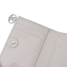 将图像加载到图库查看器中，LOUIS VUITTON Portefeuille Lisa Bloom Gray / WhiteQuartzM13797 Bicolor Monogram Empreinte Leather
