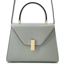 将图像加载到图库查看器中，Valextra Valextra Izide Light GrayWBES0036 Calf Leather Size Mini
