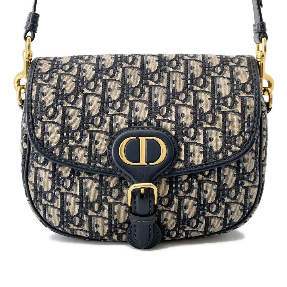 Dior Oblique Bobby Shoulder Bag NavyM9319UTZQ Canvas Leather