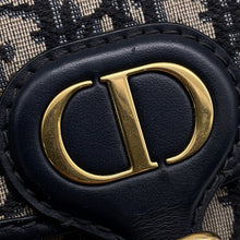 将图像加载到图库查看器中，Dior Oblique Bobby Shoulder Bag NavyM9319UTZQ Canvas Leather
