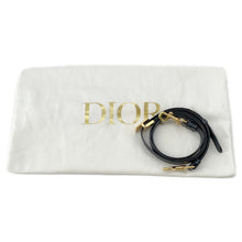 将图像加载到图库查看器中，Dior Oblique Bobby Shoulder Bag NavyM9319UTZQ Canvas Leather
