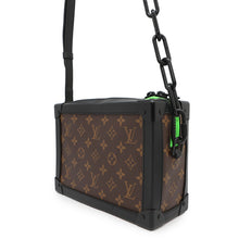 Load image into Gallery viewer, LOUIS VUITTON LV Friend Soft Trunk Virgil Abloh Brown/NoirM45619 Monogram Macassar Canvas
