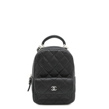Load image into Gallery viewer, CHANEL Matelasse Timeless Classics Mini Backpack BlackAP3753 Caviar Leather
