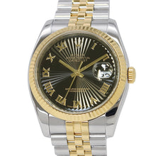 Load image into Gallery viewer, ROLEX Datejust W36mm Stainless Steel K18YG Black Dial116233
