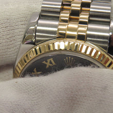 Load image into Gallery viewer, ROLEX Datejust W36mm Stainless Steel K18YG Black Dial116233
