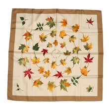 Load image into Gallery viewer, HERMES Carre A WALK IN THE PARK 2016 Spring/Summer Collection Size 90 Beige/Brown/Green/Orange Silk100%
